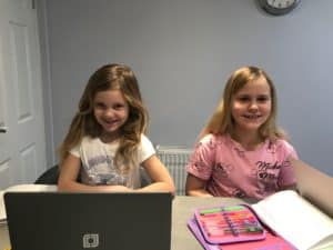 Girls home learning